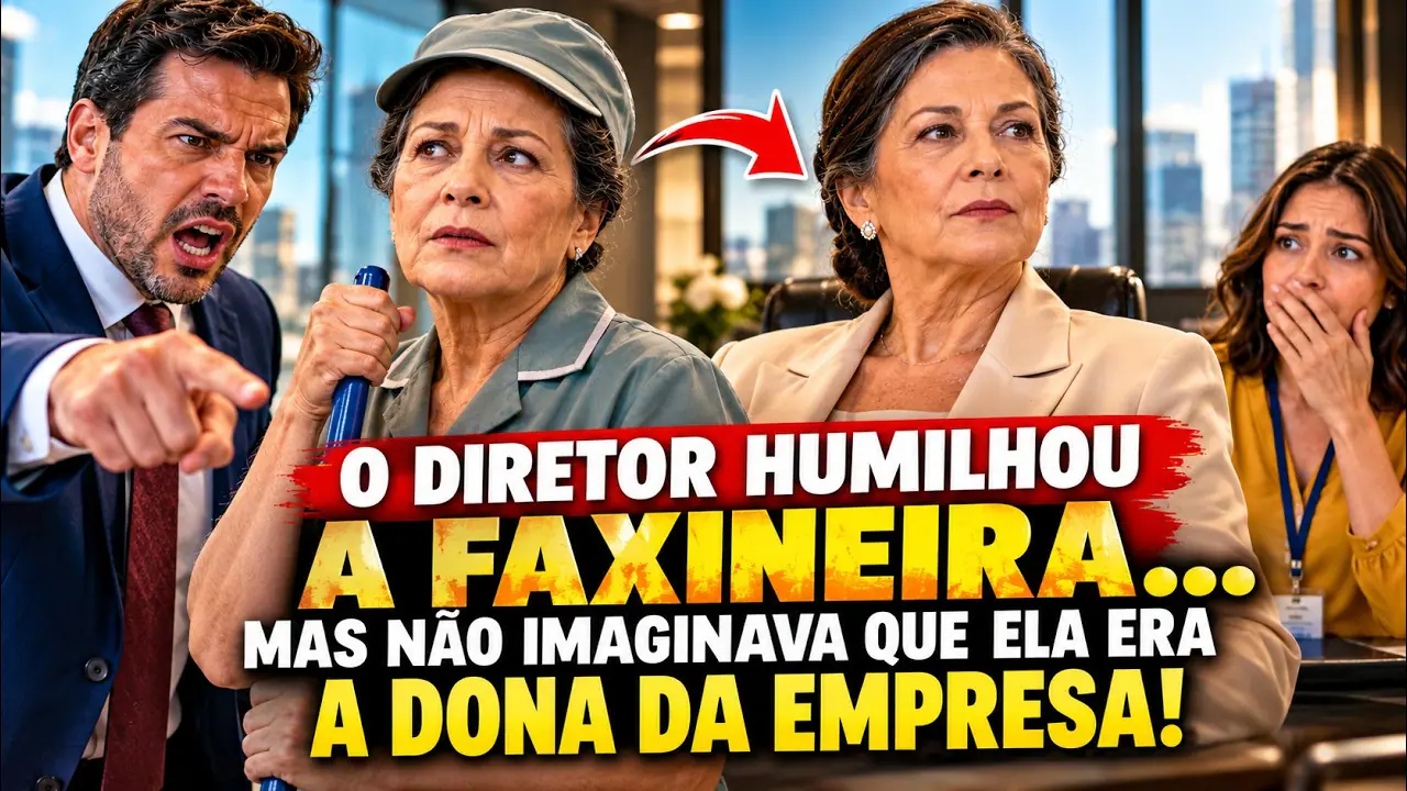Ele humilhou a faxineira... Mas ela a Dona da Empresa!